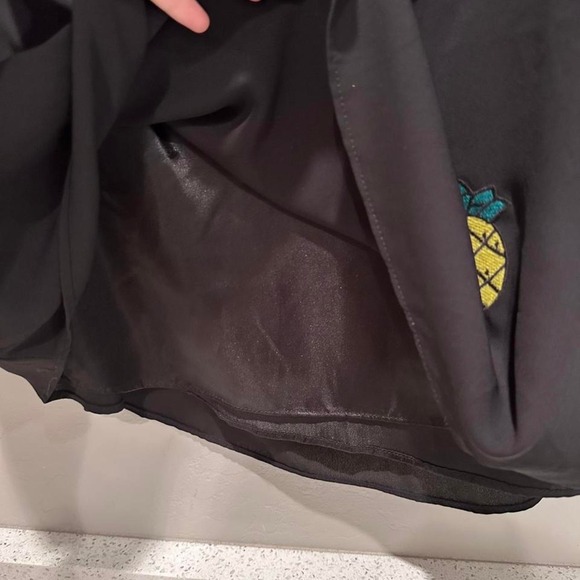 Vava by Joy Han Revolve Black Carys Pineapple Off the Shoulder Mini Dress Large - Picture 9 of 9